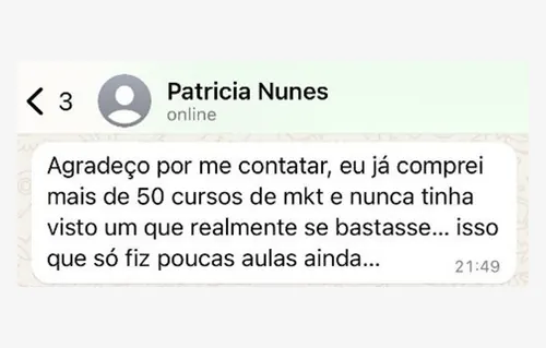 Foca na qualidade, não na quantidade.