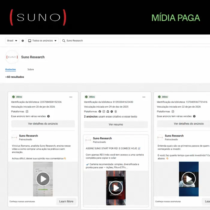 Casos: Análises de casos reais para servir de benchmark na hora de você implementar as estratégias no seu negócio