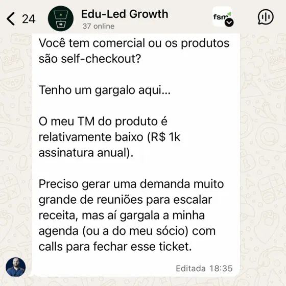 Comunidade: Tenha acesso a outros alunos que também estão implementando o modelo e troque boas práticas no dia a dia